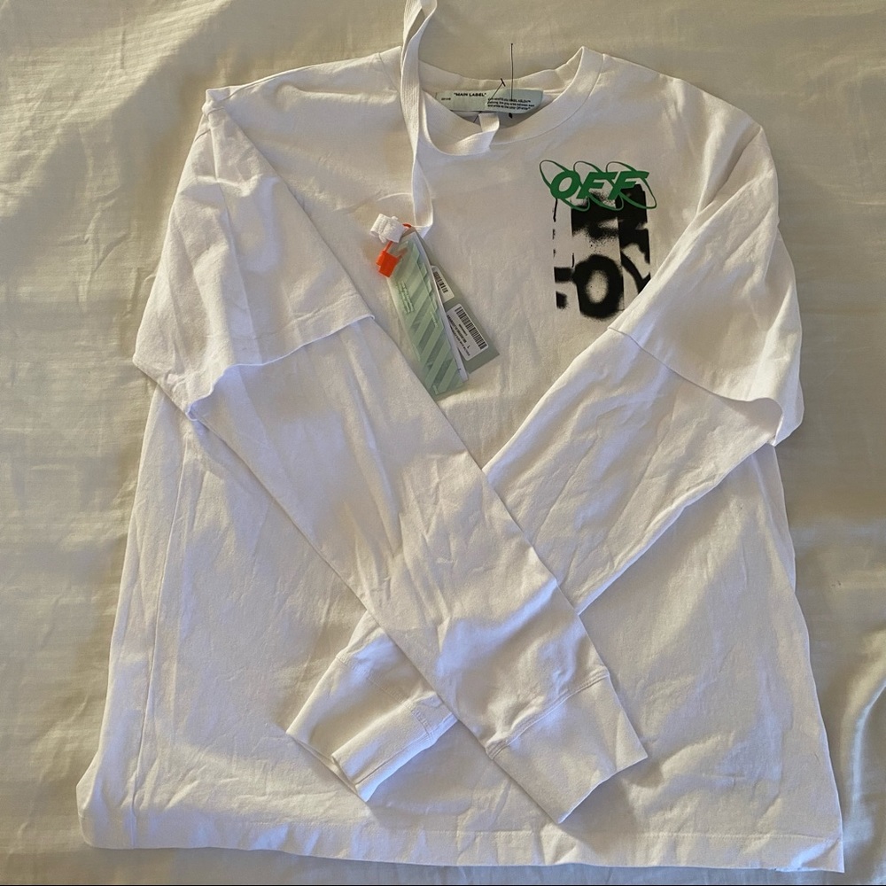 Off-White double sleeve shirt